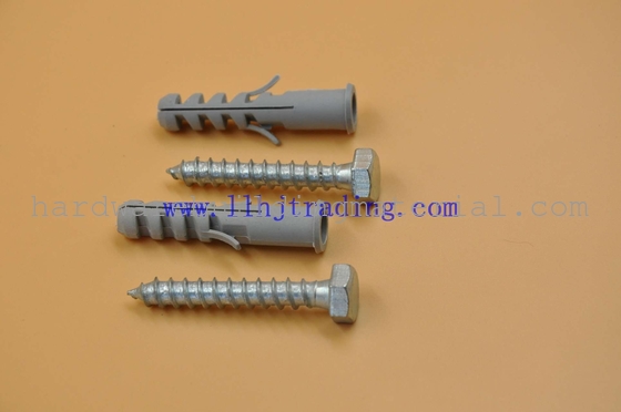 Nylon Hammer Drive Anchors with Nail Screw