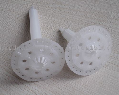 100mm length plastic insulation anchors for fixing with steel nail