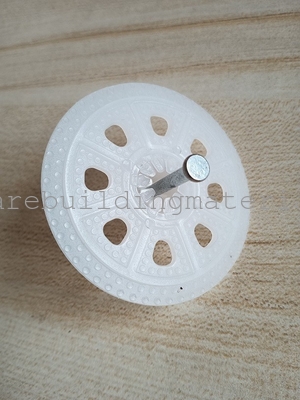 Length 30mm  Diameter 60mm durable Plastic Insulation Fasteners For Exterior Wall