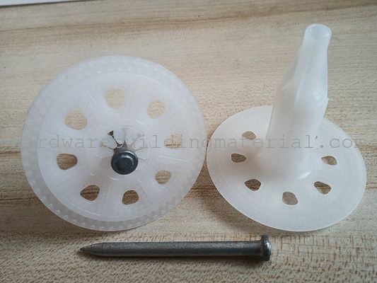 High quality as hilti plastic insulation fasteners 4.5mm Steel Nail Diameter
